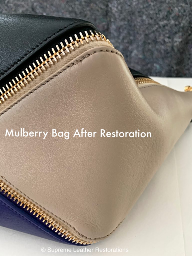 Mulberry bag after restoration