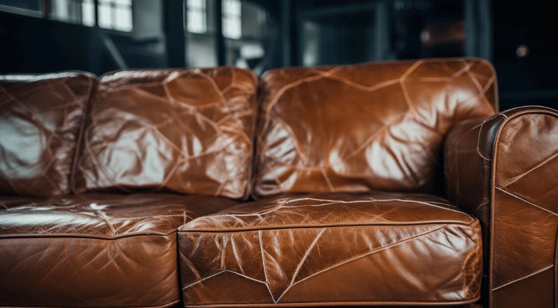 how to fix a cracked leather sofa